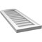 Ekena Millwork Arch Top Surface Mount PVC Gable Vent: Functional, w/ 2"W x 1-1/2"P Brickmould Frame, 12"W x 32"H GVPAR12X3202SF - alternate 4
